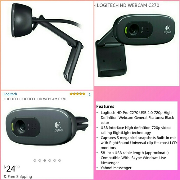 Logitech HD Webcam - Picture 3 of 3